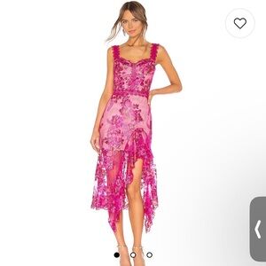 COPY - Eva Midi Dress in Fruchsia
